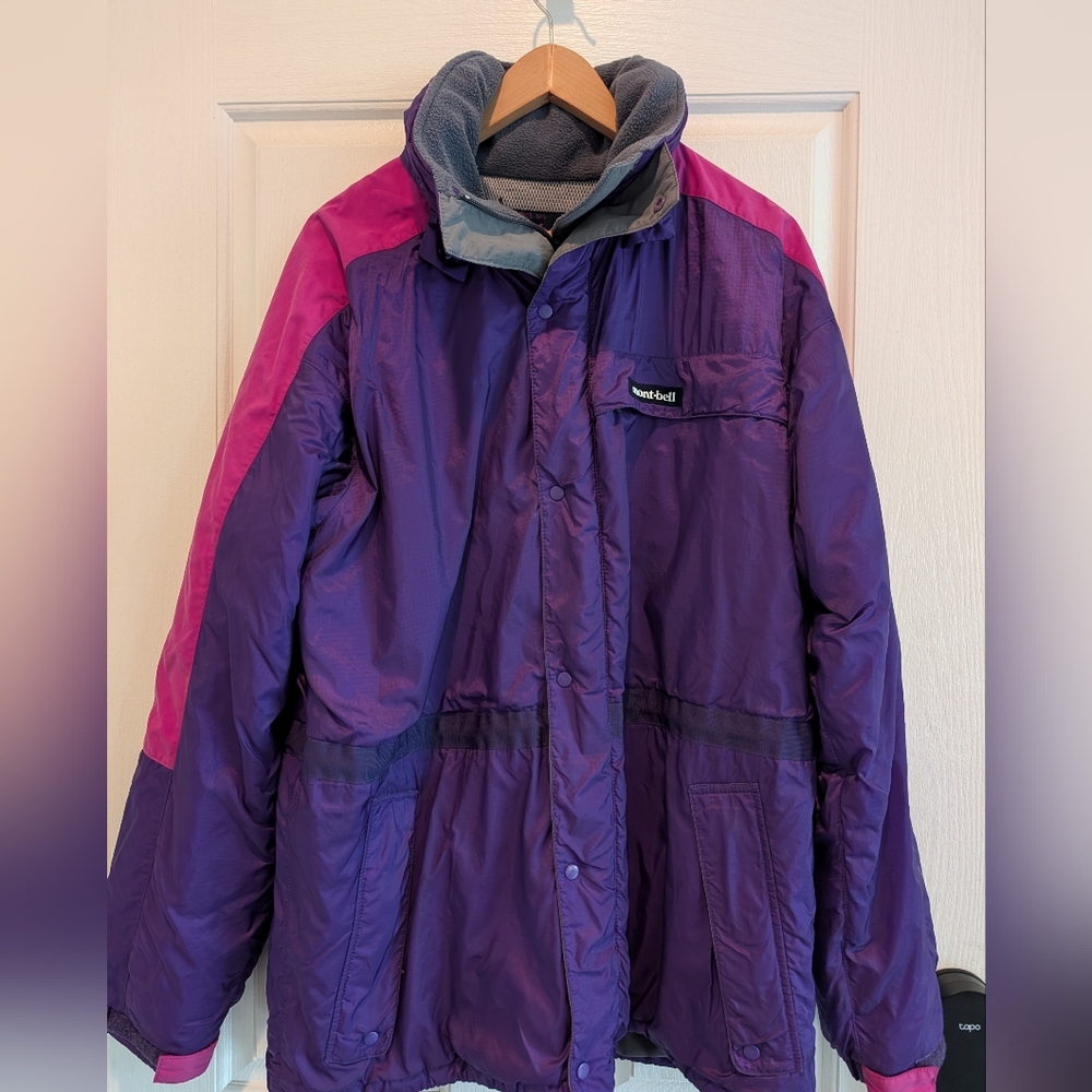 MONTBELL Purple and Pink Outdoor Jacket